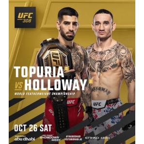 UFC 308: Max Holloway vs Ilia Topuria confirmed