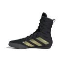 Adidas Box Hog 4 Boxing Shoes Black/Gold