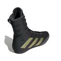 Adidas Box Hog 4 Boxing Shoes Black/Gold