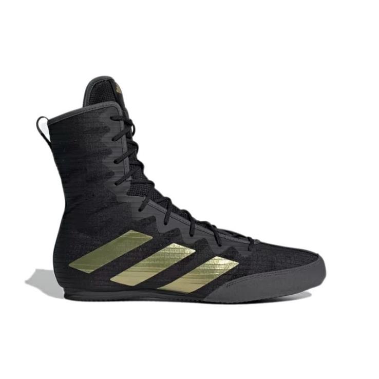 Adidas Box Hog 4 Boxing Shoes Black/Gold