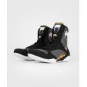 Venum Elite Boxing Shoes black/white/gold