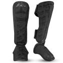 Buddha Epic matt black youth shin guards