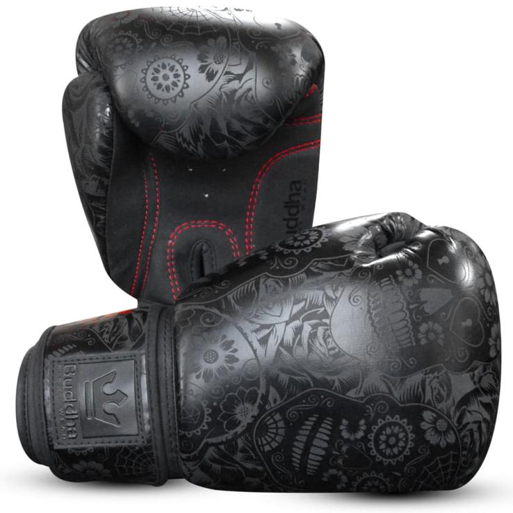 Buddha Boxing Mexican boxing gloves - matte black