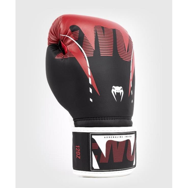 Venum Adrenaline Boxing Gloves - Black Red White