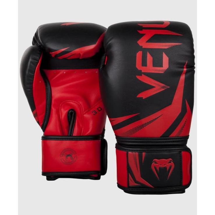 Venum Challenger 3.0 boxing gloves black red