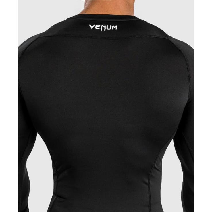 Venum Attack long sleeve rashguard - black gray