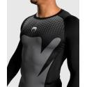 Venum Attack long sleeve rashguard - black gray